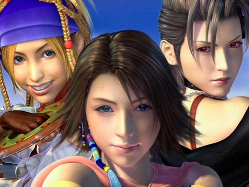 Wallpaper Final Fantasy X-2 yuna rikku paine