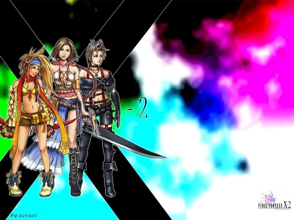 Wallpaper yuna rikku paine Final Fantasy X-2