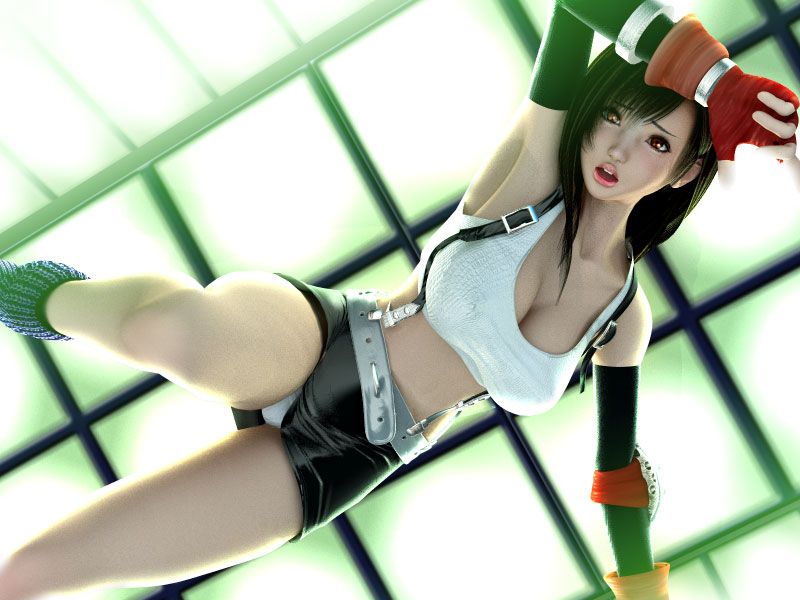 Wallpaper tifa Art Manga