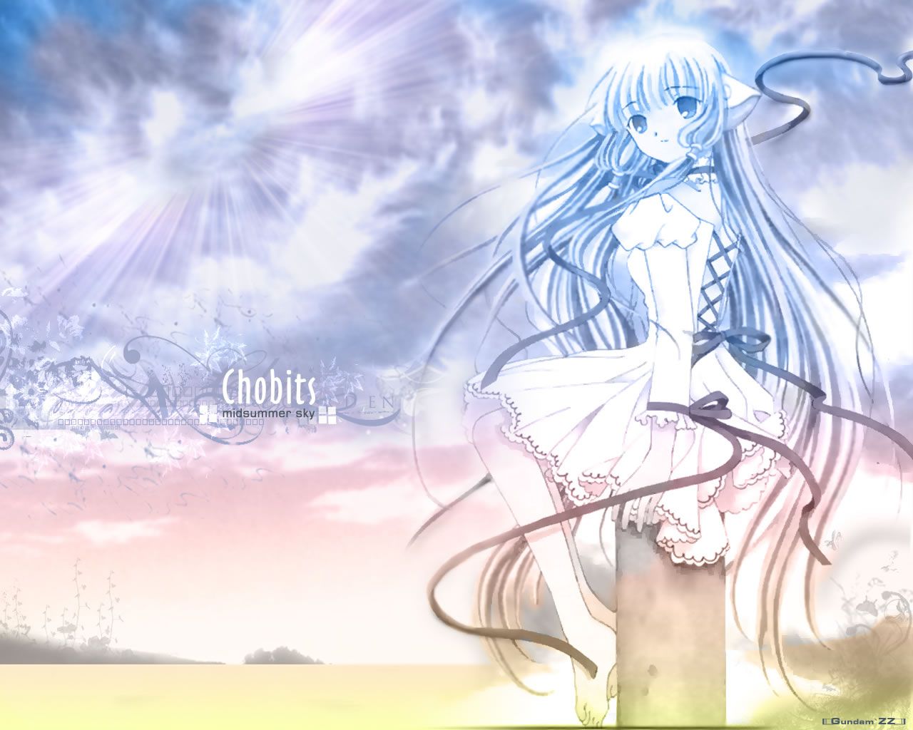 Wallpaper Chobits jolie fille