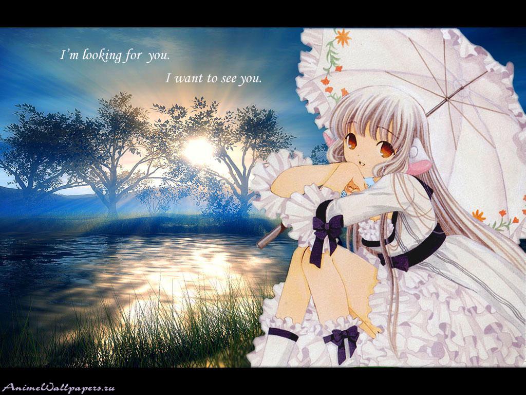 Wallpaper Chobits jolie paysage