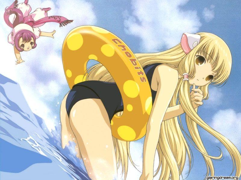 Wallpaper Chobits maillot de bain