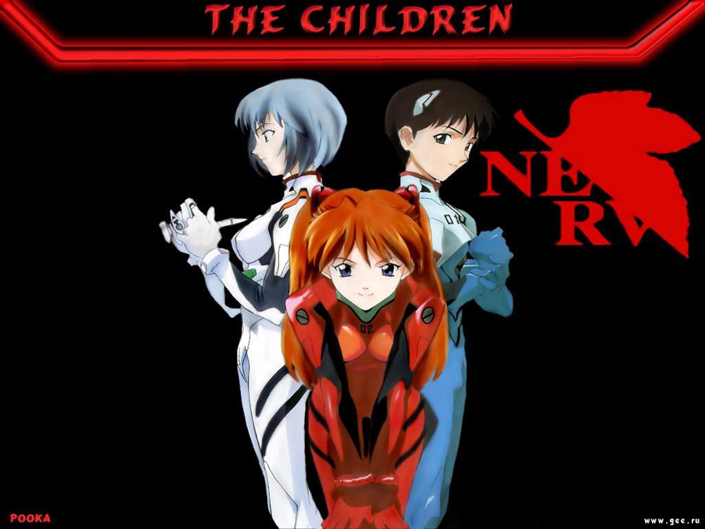 Wallpaper le trio Evangelion