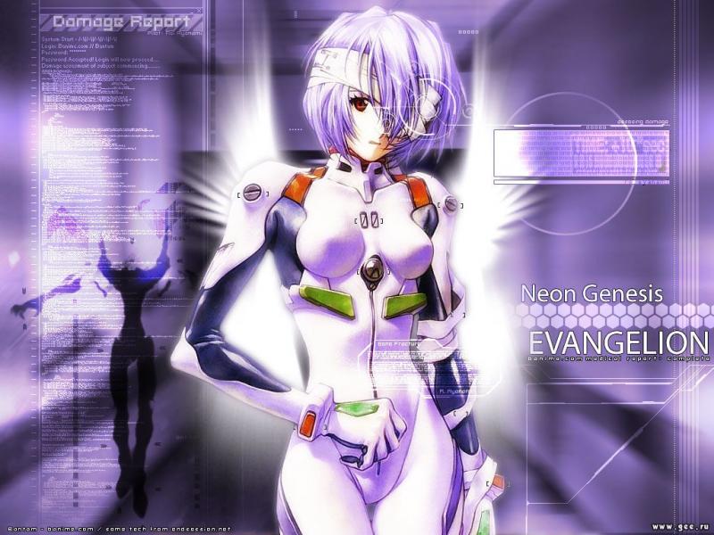 Wallpaper rei Evangelion