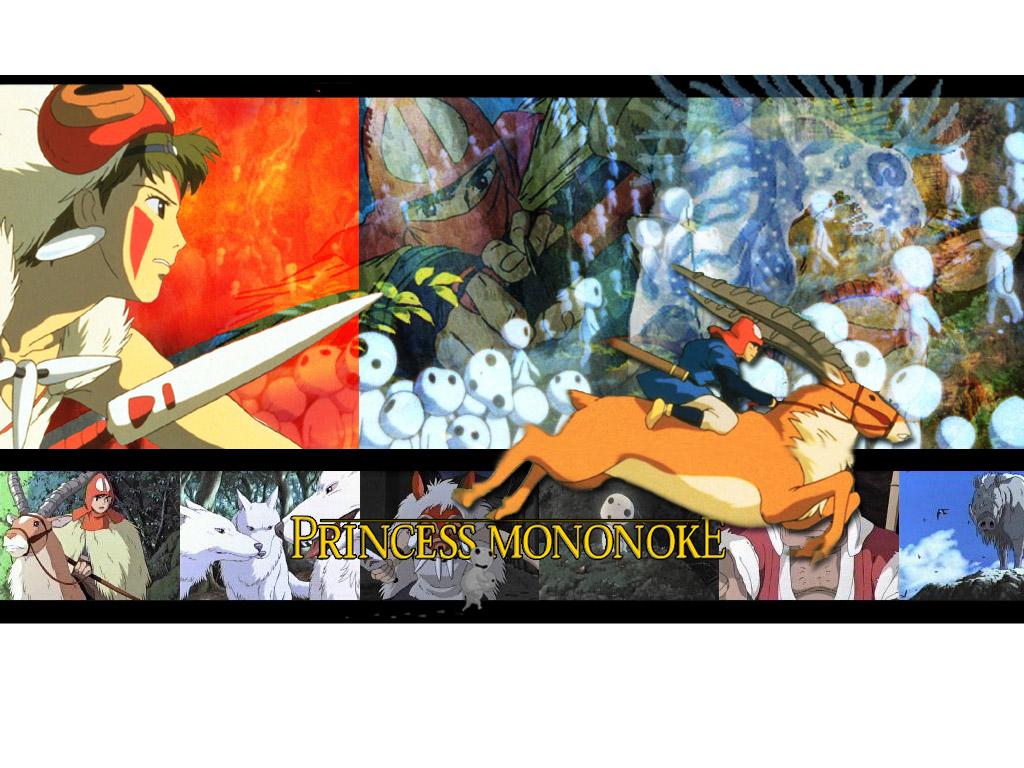 Wallpaper Ashitaka & princess Mononoke