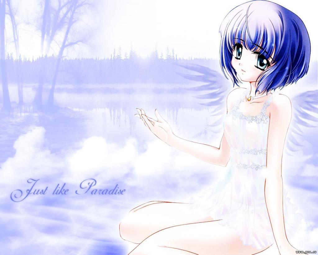 Wallpaper Soft belle fille