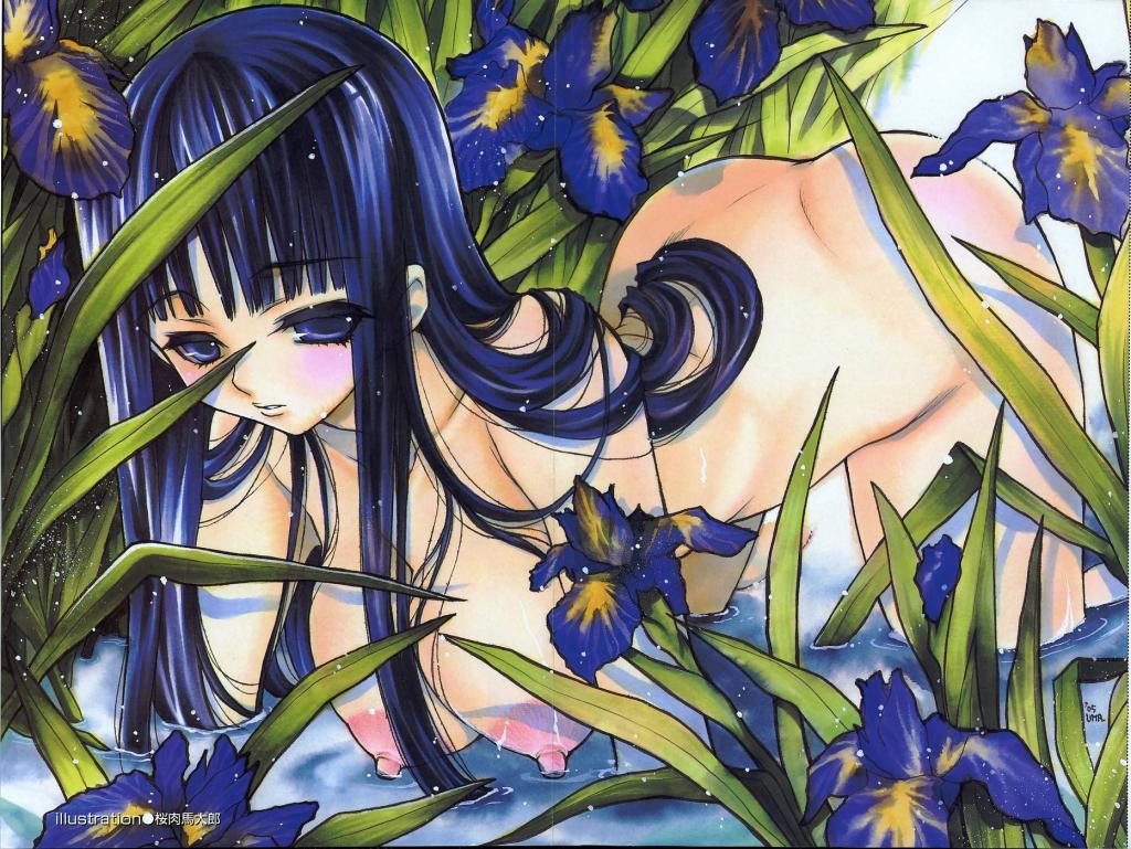 Wallpaper Soft belle fille nue