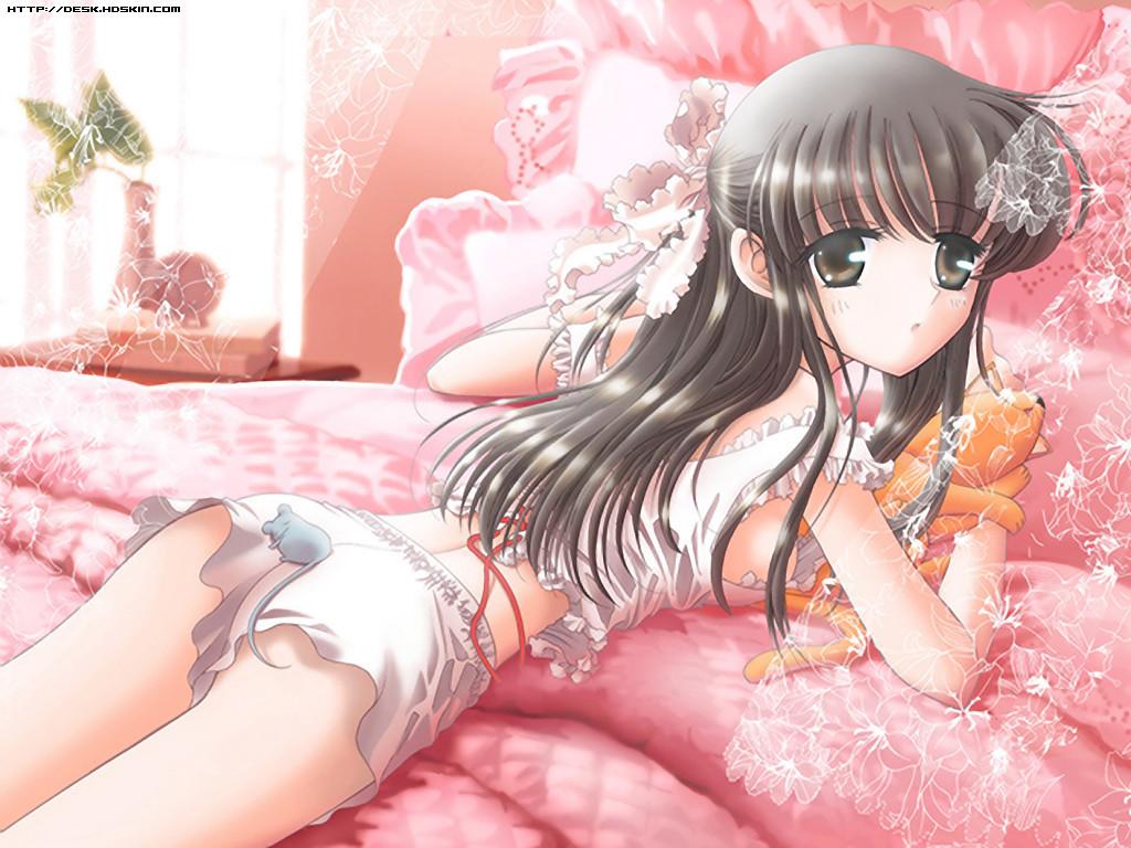 Wallpaper Soft jolie fille