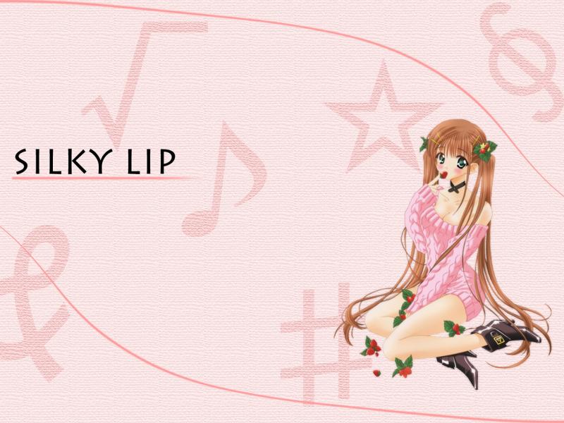 Wallpaper silky lip Soft