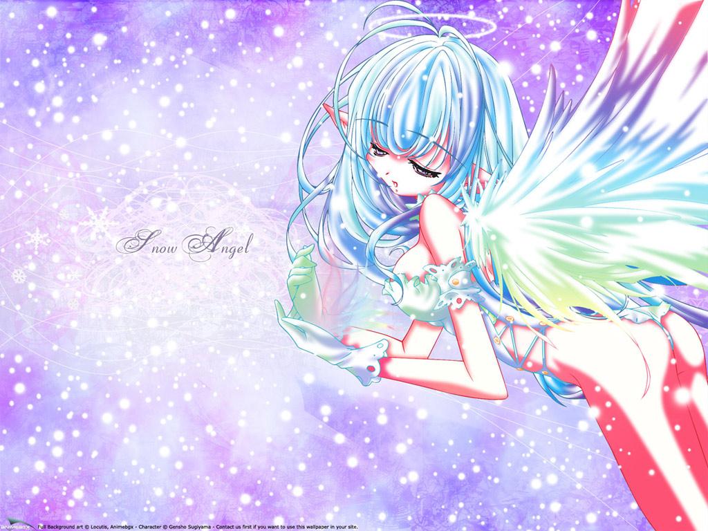 Wallpaper snow angel Soft