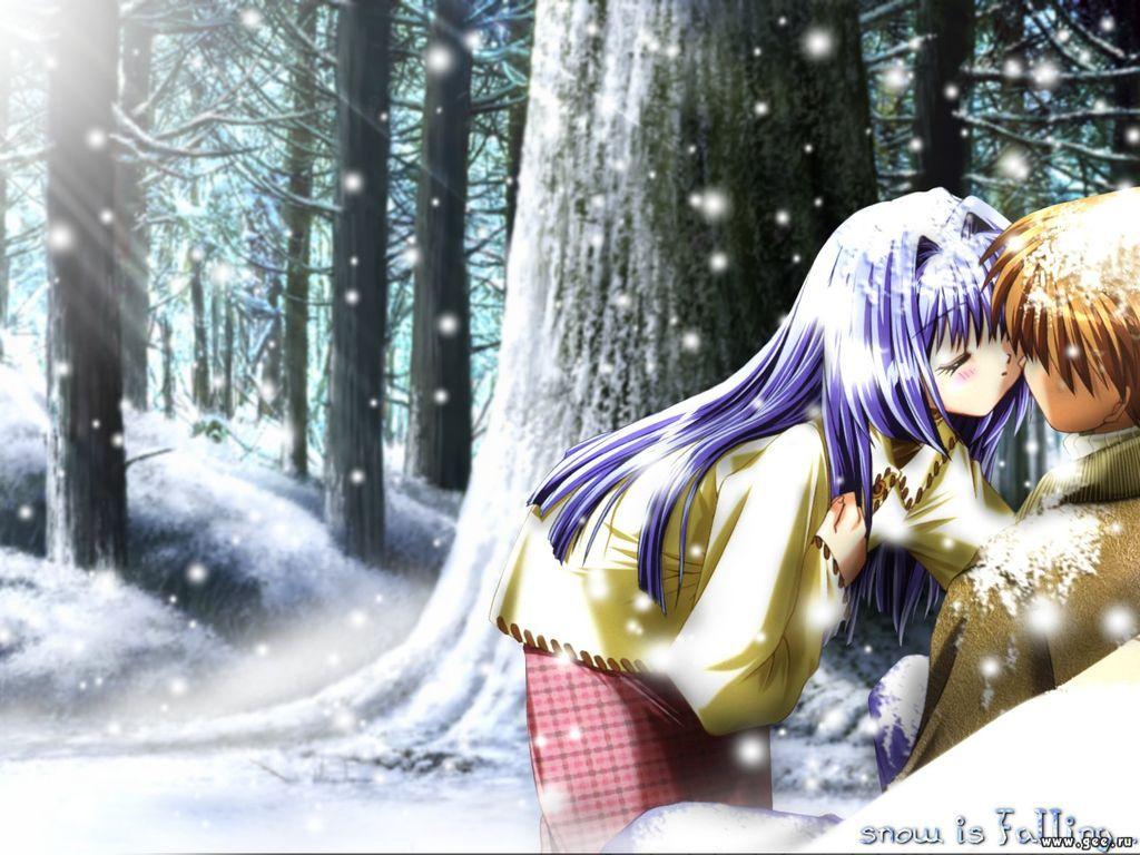 Wallpaper hiver Tendresse