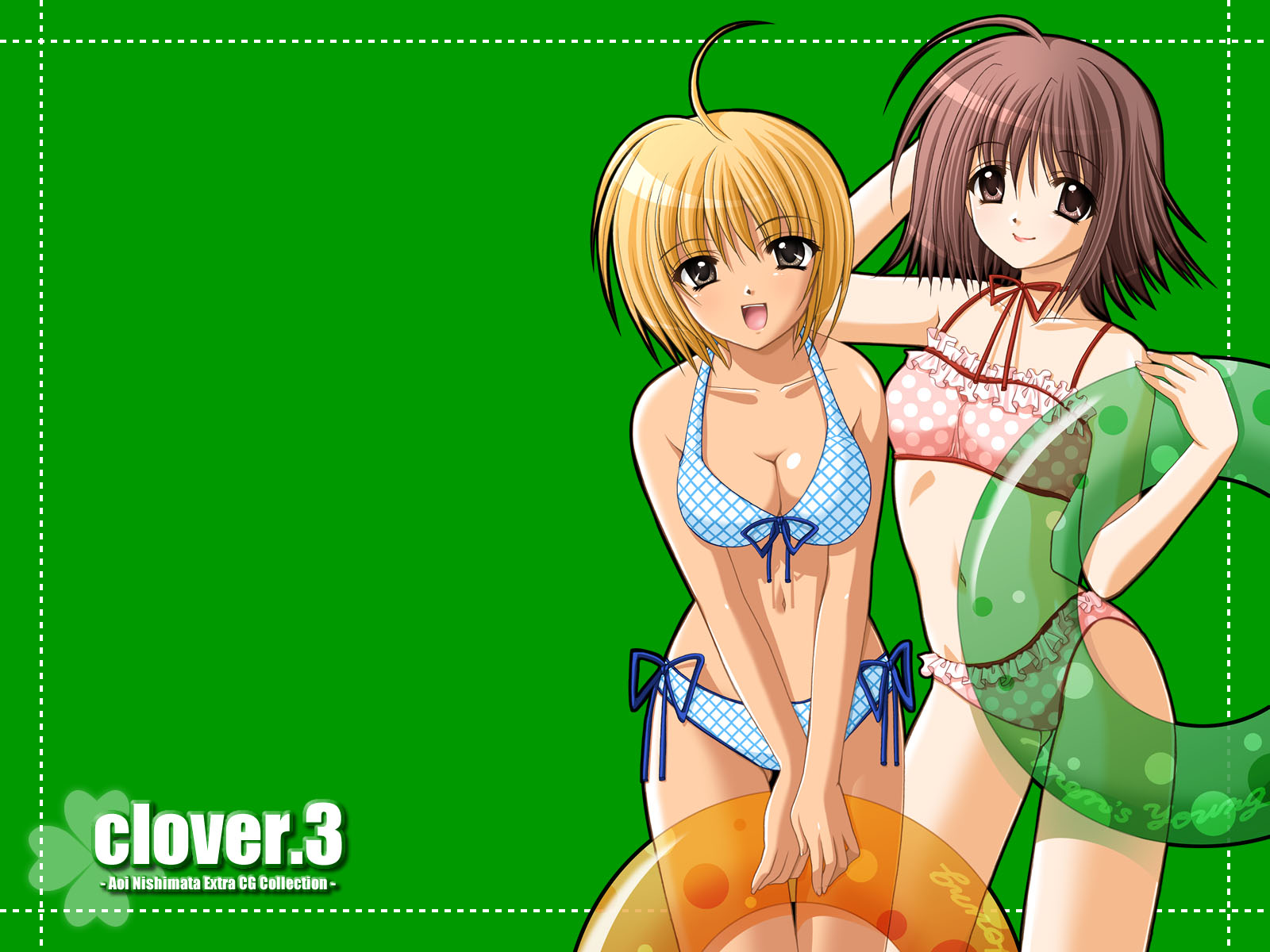 Wallpaper Clover belles filles