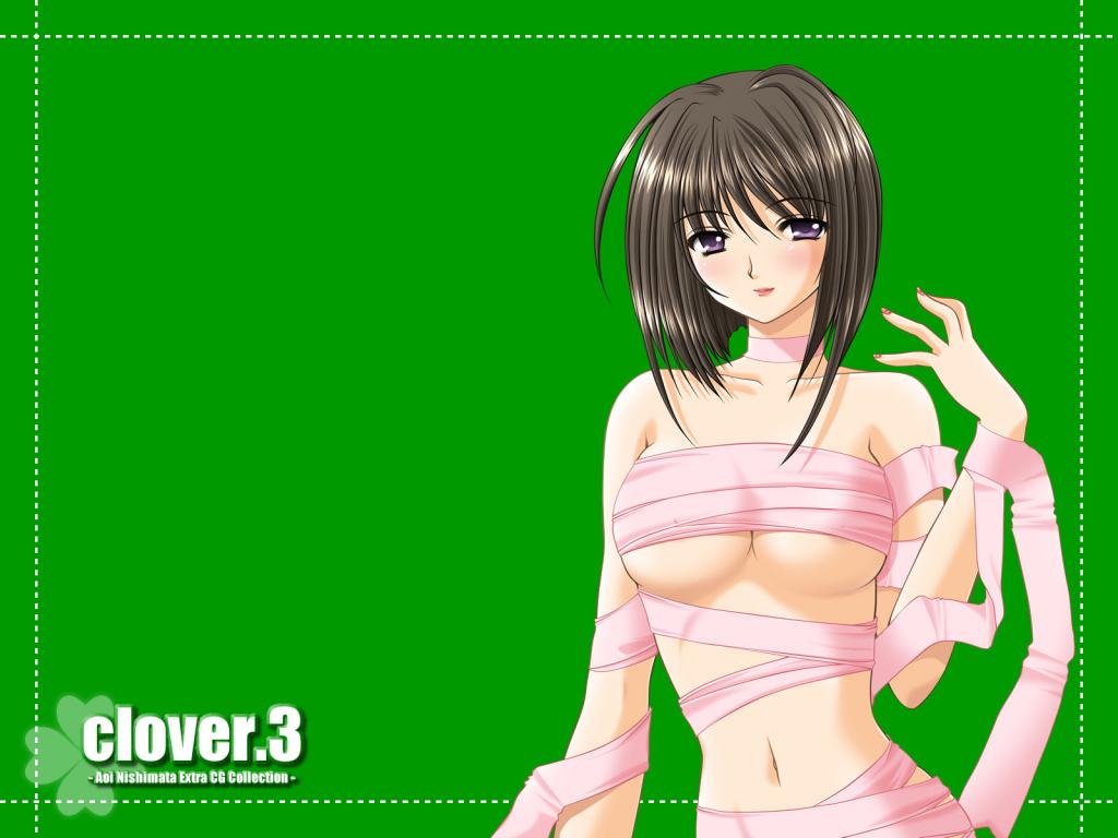 Wallpaper Clover bandage ruban