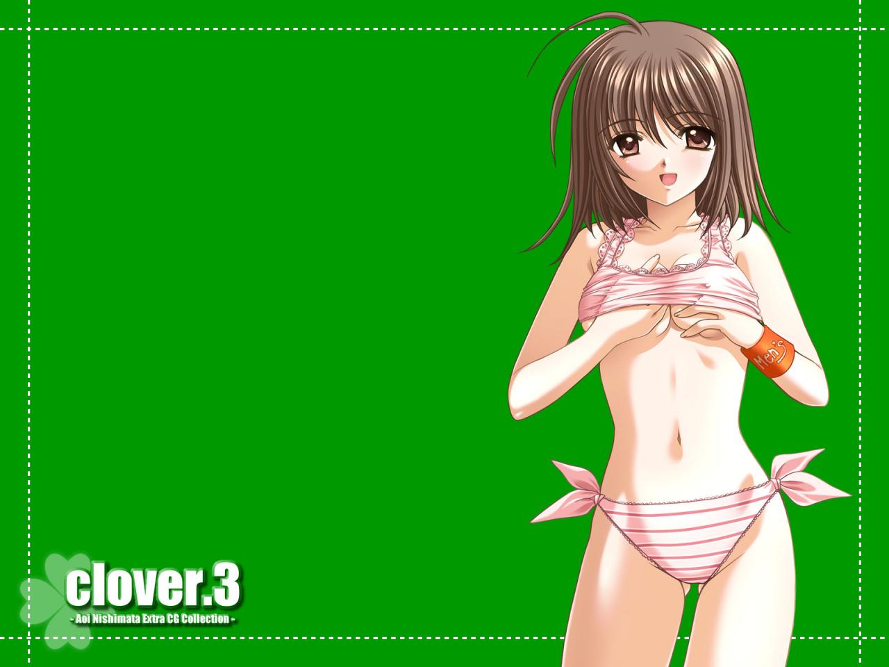 Wallpaper Clover fille sexy