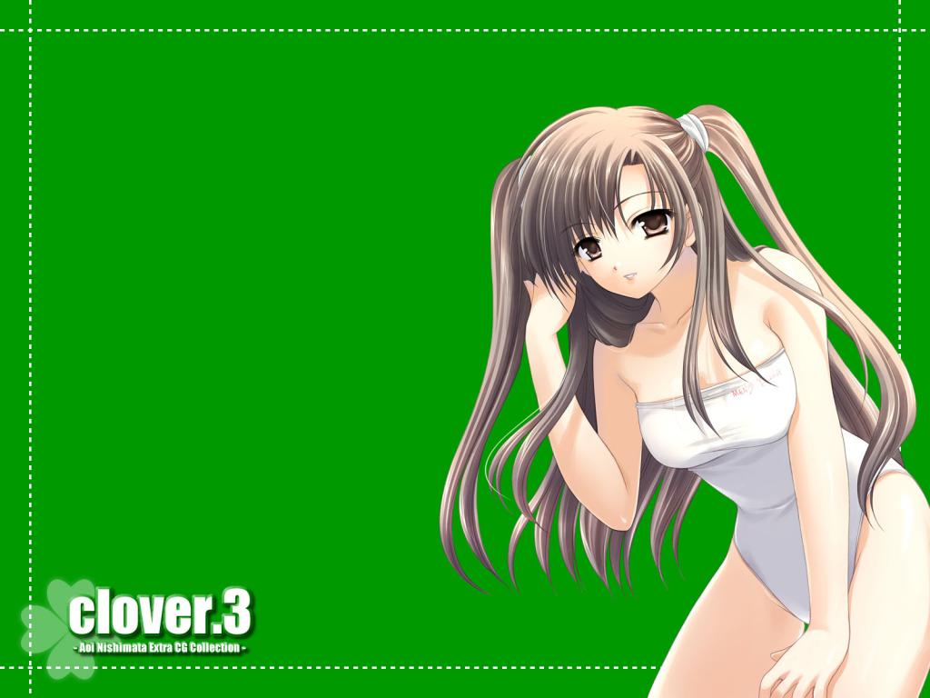 Wallpaper jolie fille Clover