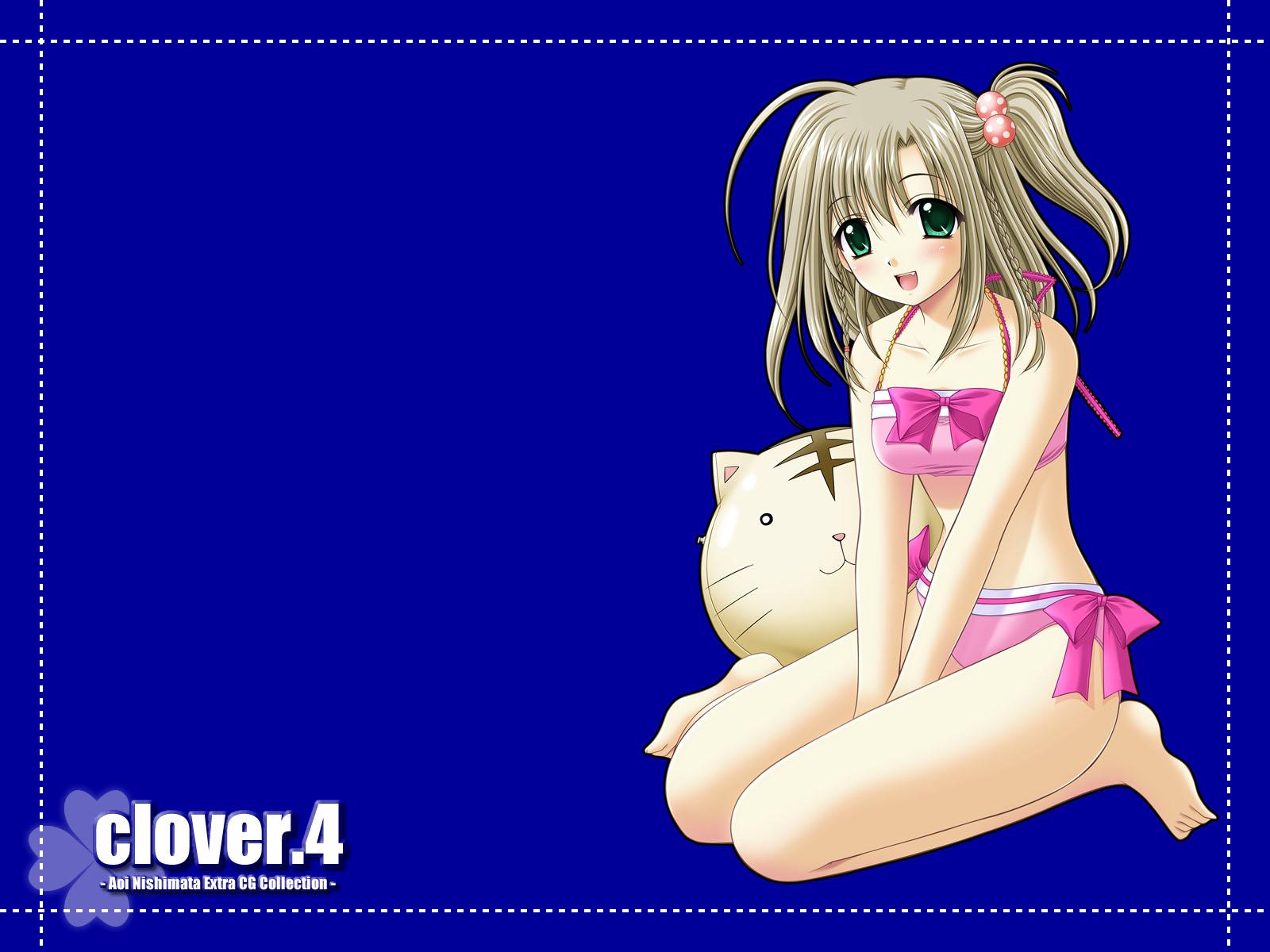 Wallpaper jolie fille Clover