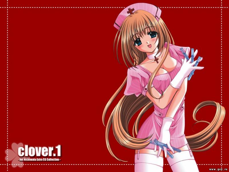 Wallpaper Clover tres mignone