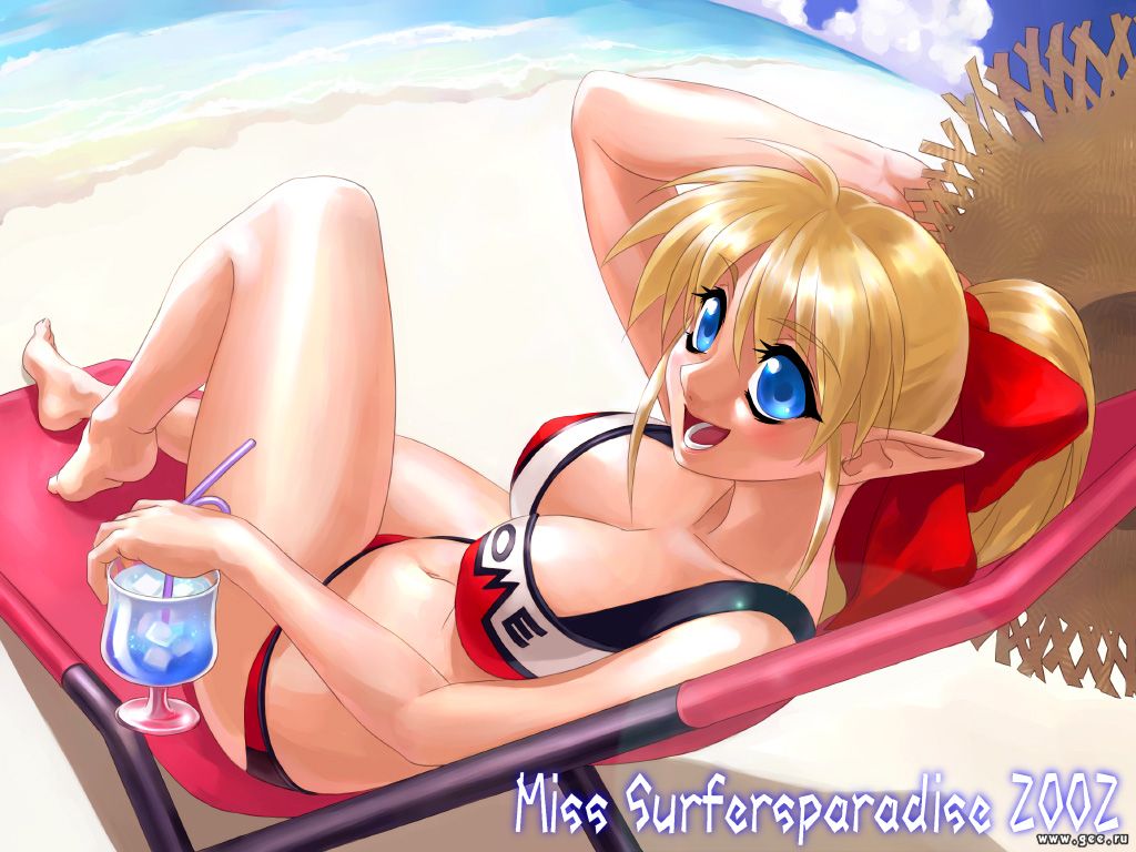 Wallpaper Miss Surfer fille