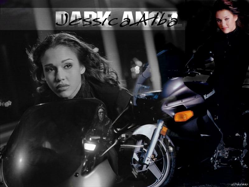 Wallpaper Dark Angel Jessica Alba