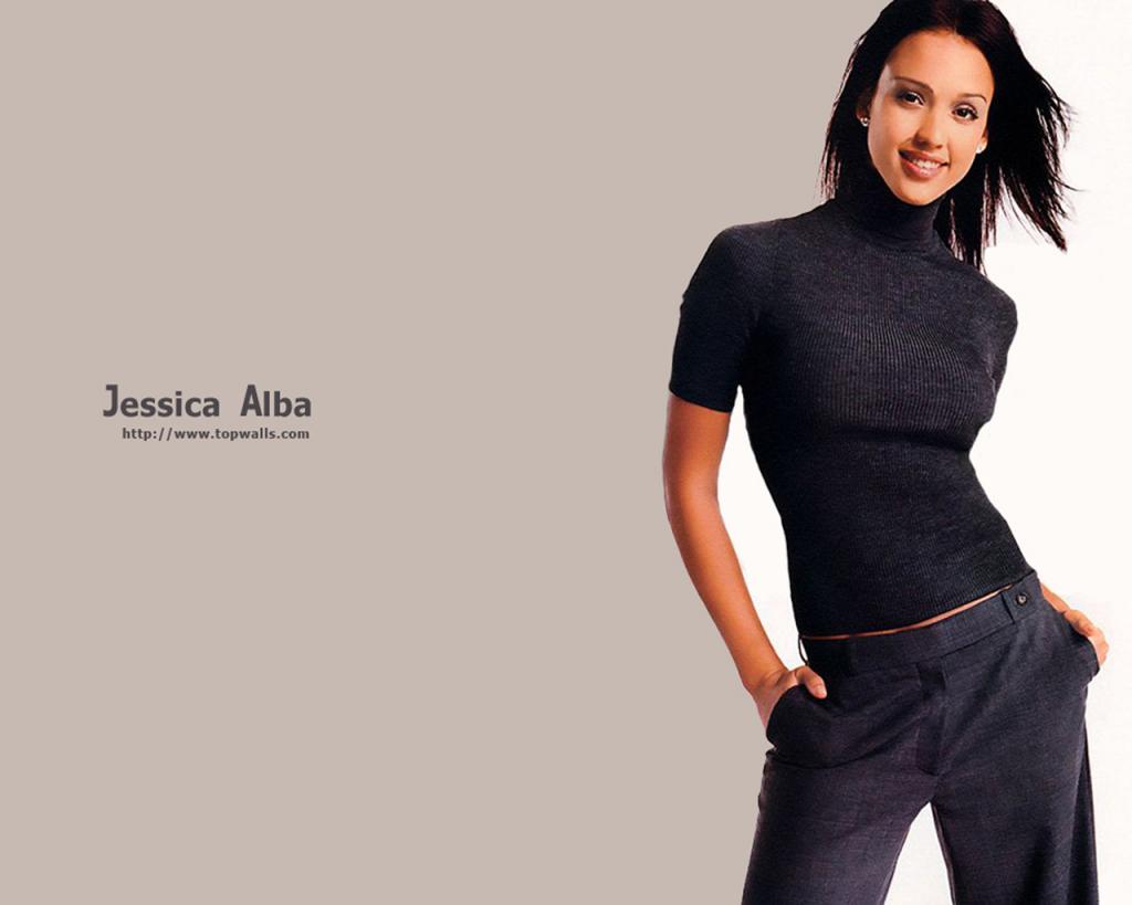 Wallpaper belle femme Jessica Alba