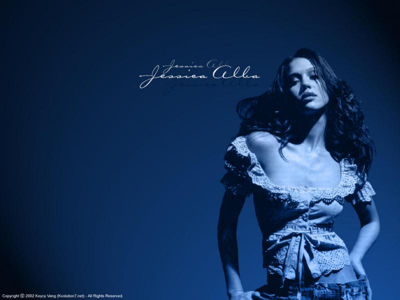 Wallpaper tres belle fille Jessica Alba