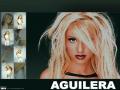 Wallpaper Christina Aguilera cheveux long