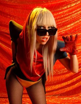 Wallpaper sexy blonde Lady Gaga