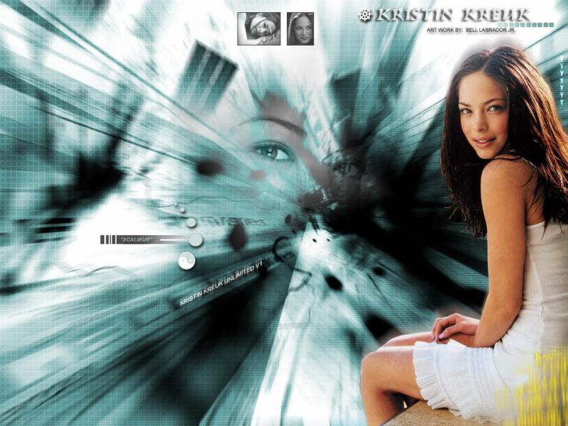 Wallpaper Lana Lang Art Kristin Kreuk