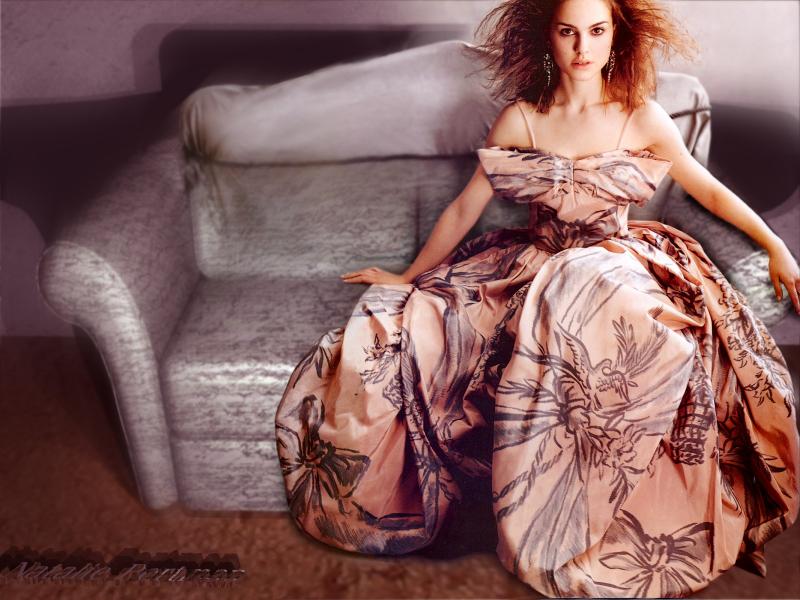 Wallpaper grande robe Natalie Portman