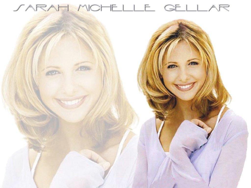 Wallpaper Sarah Michelle Gellar joyeuse