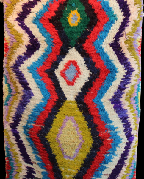 COLORED BOUCHEROUITE RUG