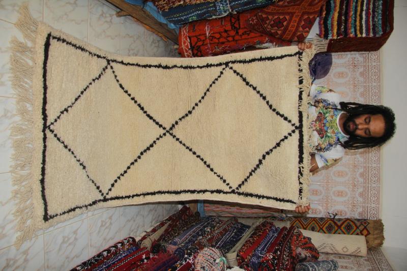 Tapis beni ourain - beni ourain rug