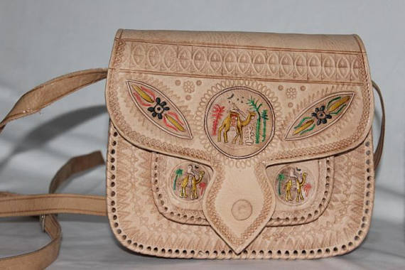 Moroccan leather bag, Boho design moroccan handbags | leather handbags