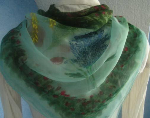 Foulard mousseline de soie