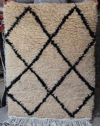 Beni ourain rug / moroccan carpet