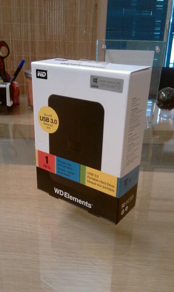 Disk dur externe WD 1To USB3  85 euros - cliquer sur l'image