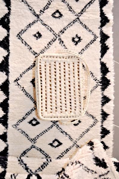 Berber Beni Ourain rug , tapis beni ourain , berber rug  runner