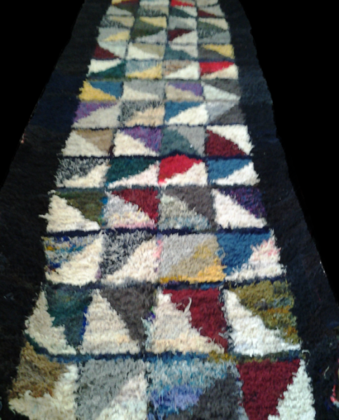 MOROCCAN COLORED BOUCHEROUITE RUG