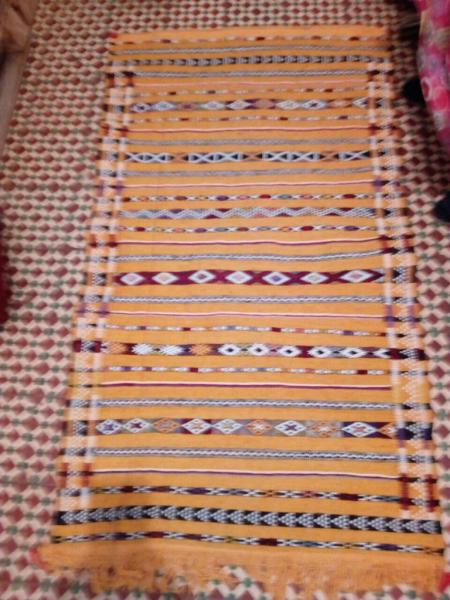 Yellow Kilim Berber Moroccan