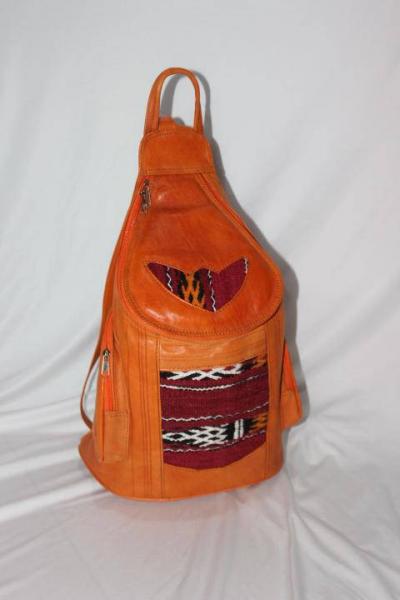 Bohemian backpack, leather bag, Moroccan leather backpack, leather backpack , bohemian bag