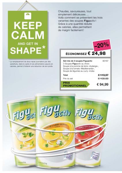 FIGU-activ set de 3 soupes pour regime