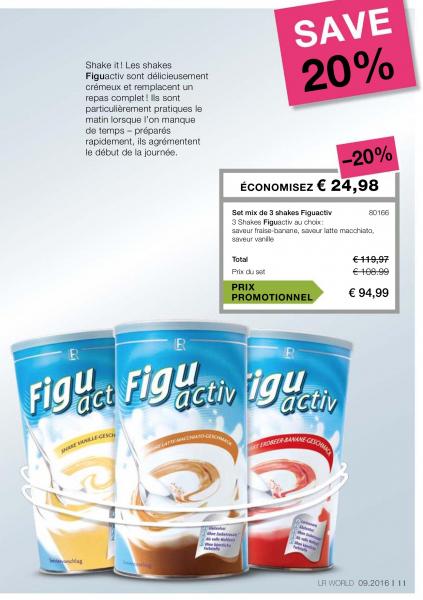 FIGU-ACTIV SET MIX DE 3 SHAKES