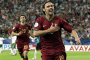  Portugal Maniche 25 juin 2006 victorieux des pays-bas 1- 0