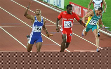 La France est devenue pour la première fois championne du monde du relais 4x100 m messieurs, samedi soir à Helsinki