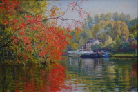 Galerie peinture de peintre jardin,fleurs,paysage album