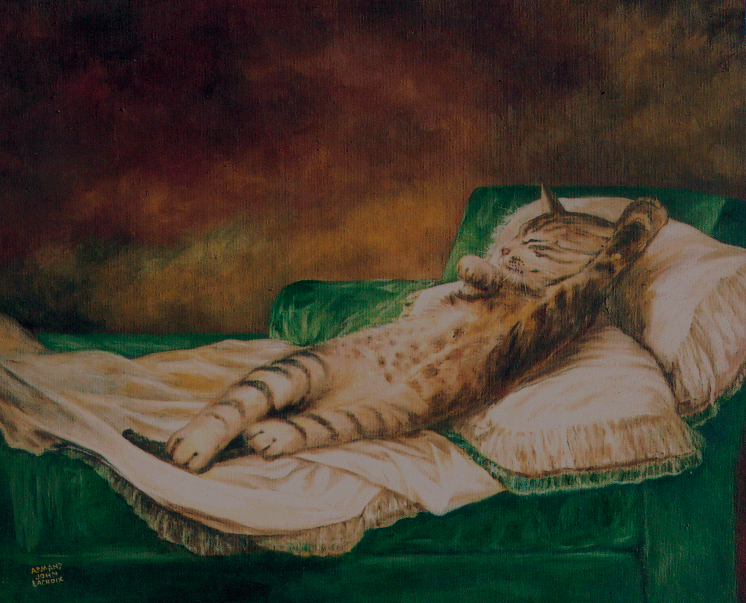 Armand John Lacroixle et la peinture des Chats. album